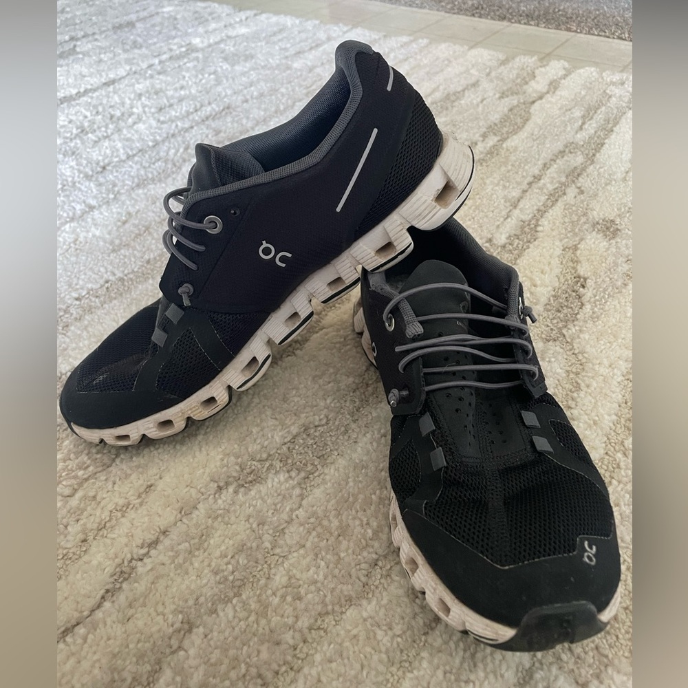 On cloud shoes